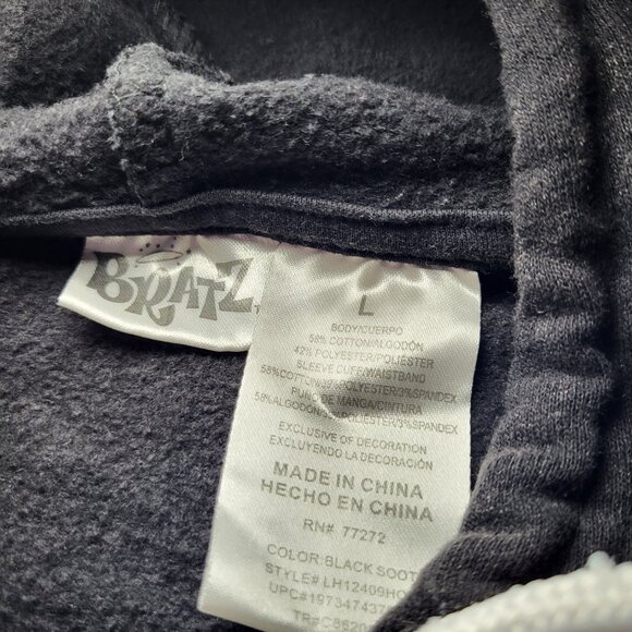BRATZ Women Graphic Mineral Washed Hoodie. Y2K - Picture 4 of 5